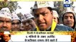 Supporters of Arvind Kejriwal at Ramlila Ground excited for his swearing-in ceremony