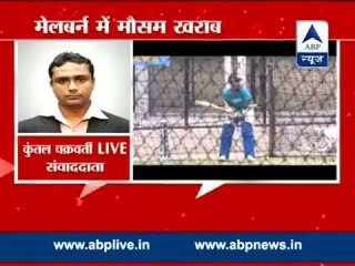 Heavy storm in Melbourne restricts team India to move to Perth