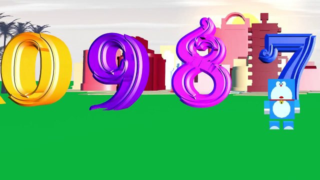 LOS NUMEROS DOREAMON - música infantil en español para niños - videos infantiles - los Números