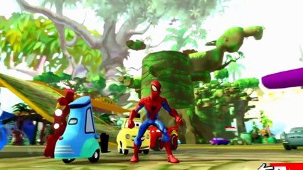 Download Video: Jogo do Homem Aranha, Incrível homem aranha jogar com Homem de ferro Super heróis de DCTV