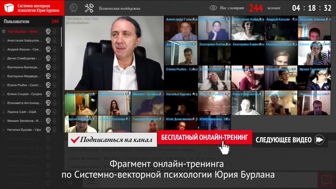 Алиментация - решение демографической проблемы. Системно-векторная психология Юрия Бурлана