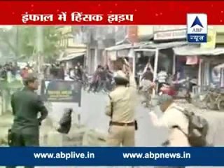 Protests in Imphal over basic amenities and salary hike