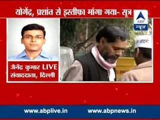 Yogendra-Prashant asked for resignation : Sources