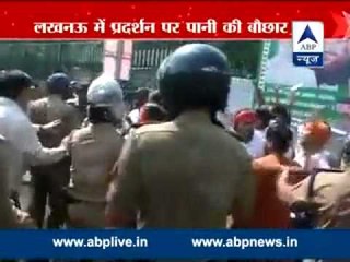 BJP protests against unfair recruitment in UP