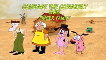Courage The Cowardly Dog Finger Family Nursery Rhymes | CUTE Dog Finger Family Songs For Kids