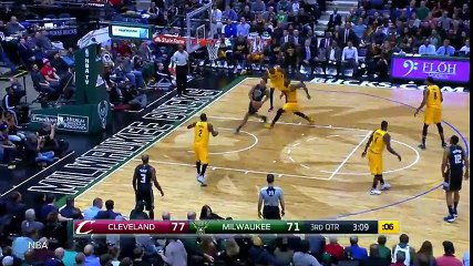 LeBron James POSTERIZED by Rookie Malcolm Brogdon With Reverse Dunk SUHD