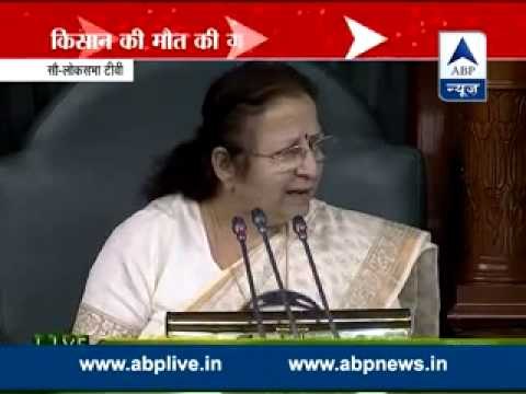 Everybody is doing politics, nobody cares about the dead farmer: Lok Sabha Speaker Sumitra Mahajan