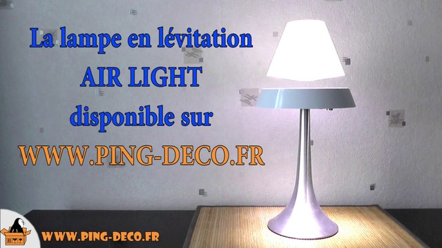 Lampe déco en lévitation Air Light blanche (WWW.PING-DECO.FR)