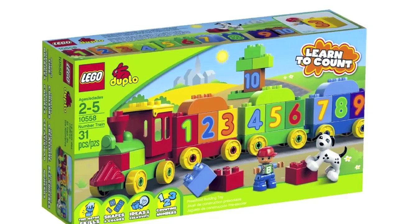 Lego Duplo Trein Met Nummers 1 10 Peuter Speelgoed Filmpje Train Toys Video 動画 Dailymotion