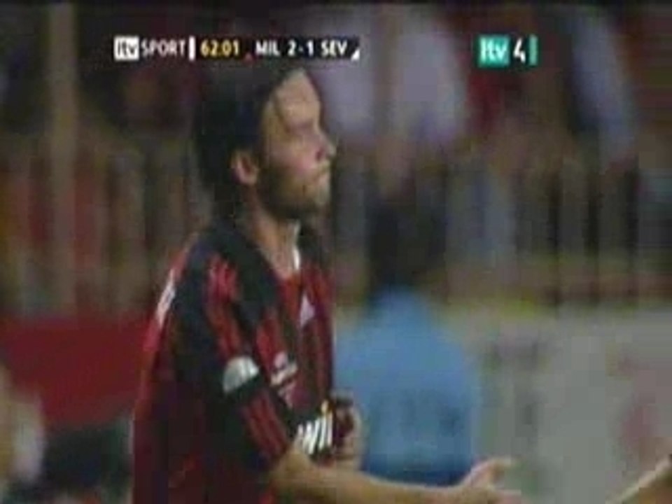 UEFA Supercup AC Milan 2 - 1 Sevilla - Jankulovski