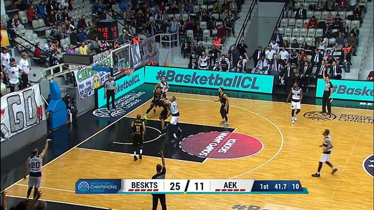 Μπεσίκτας vs ΑΕΚ 82-68  (HL)