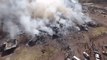 Drone Footage Reveals Overhead View of Tultepec Fireworks Explosion