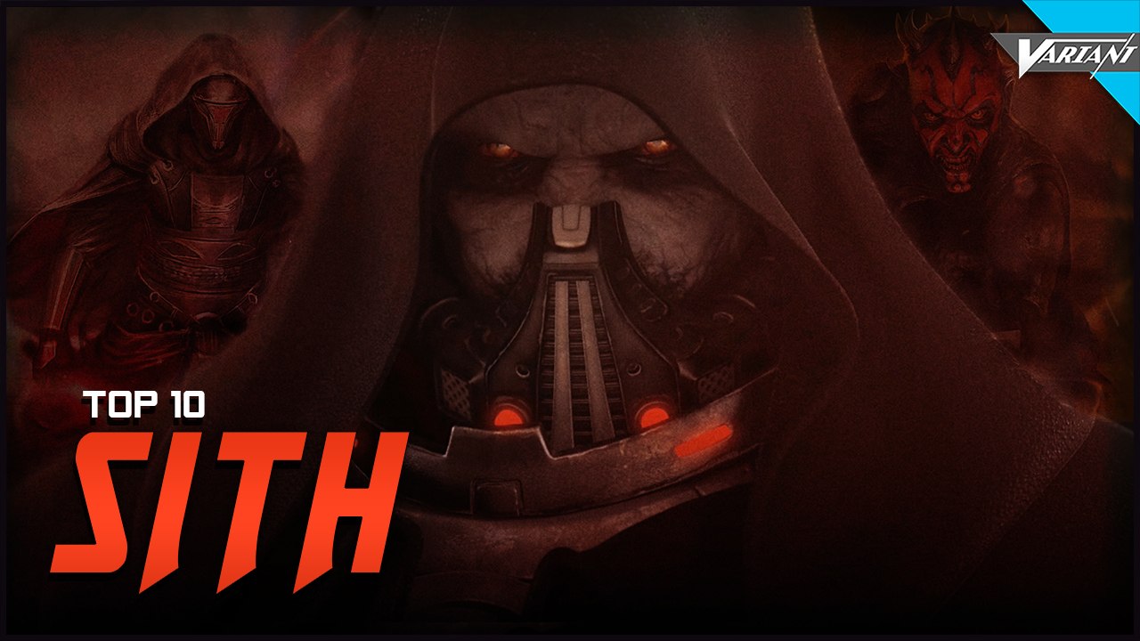 Top 10 Sith Lords!