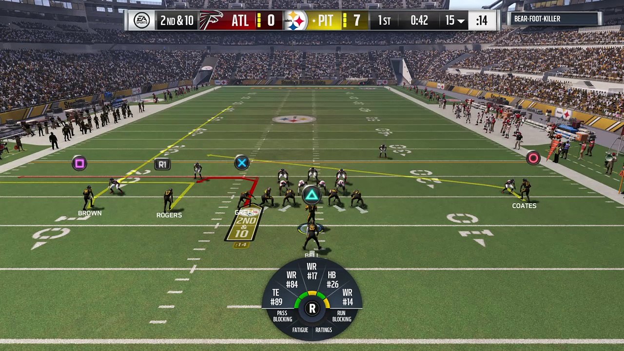 Antonio Brown 85 yard TD vs. Falcons