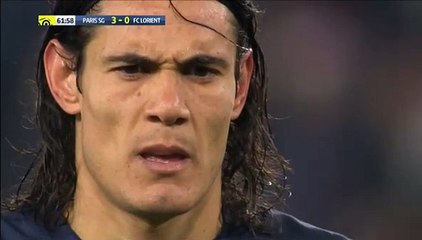 Penalty Goal Cavani - Paris SG 4-0 Lorient 21-12-2016
