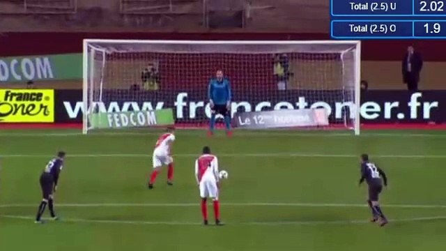 Radamel Falcao Goal HD - Monaco 1-0 Caen 21.12.2016