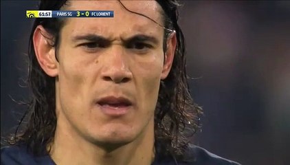 Penalty Goal Cavani - Paris SG 4-0 Lorient 21-12-2016