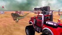 Dinosaurs Cartoons for Children | Monster Truck Vs Dinosaurs | Monster Truck Toys For Children
