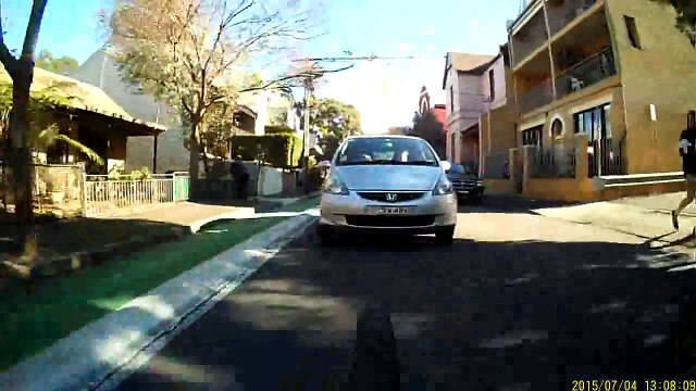 Angry driver Cyclist rage in Newtown, Sydney Australia