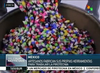 México: fabricación artesanal marca producción pirotécnica de Tultepec