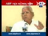 RJD chief Lalu Prasad Yadav speaks to ABP News over alliance with Nitish Kumar
