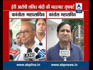 Congress demands Sushma's resignation on moral grounds