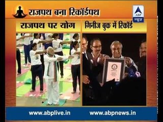 35,985 participants make Yoga Day event a Guinness record