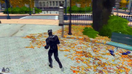 Black Panther & Super Cars COLORS For Kids Video Fun Superheroes Movie Nursery Rhymes Cartoon