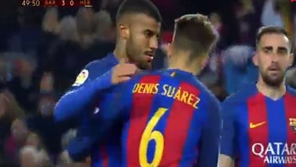 Rafinha Goal HD - Barcelona	3-0	Hercules 21.12.2016