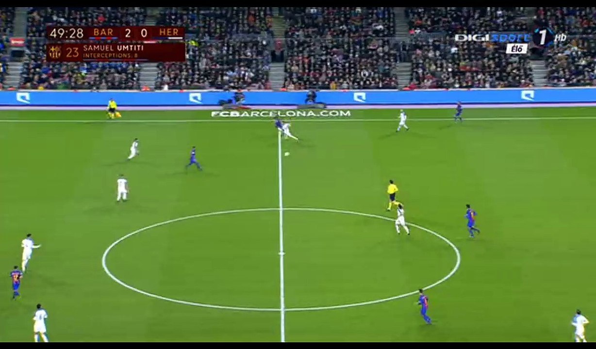 Rafinha Goal HD - Barcelona 3-0 Hercules - 21.12.2016