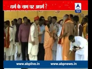 Nashik Kumbh: Sadhvi Trikal alleges abuse on Mahant Gyan Das; Mahant calls it a conspiracy