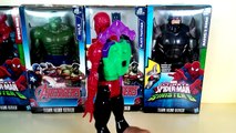 Marvel super heroes toys | Titan hero series | Rhino vs Spiderman vs Hulk kids toys | surprise toys