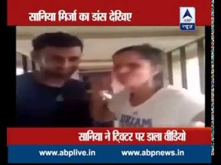 Sania Mirza celebrates Pakistan's win with Shoaib Malik by recording a Dubsmash video
