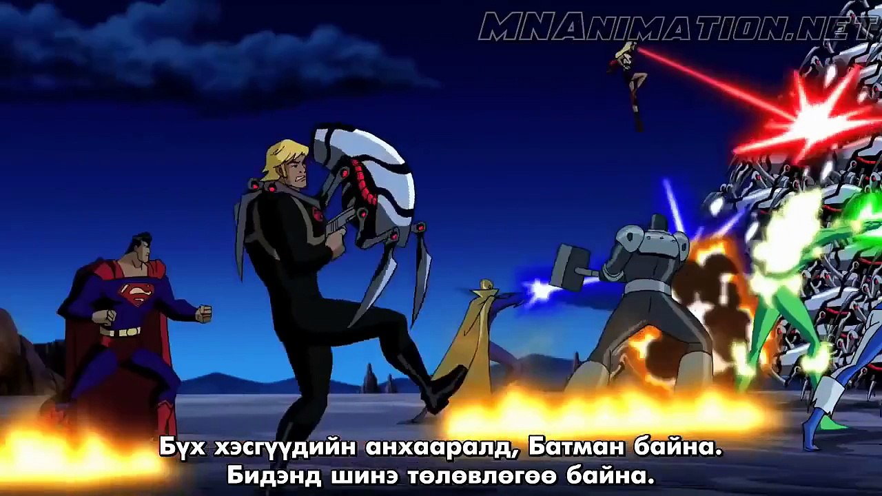 Justice League vs The Dark Heart Fight Scene Justice League Unlimited Dark Hea