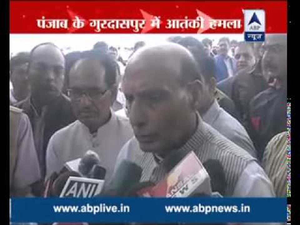 Situation under control in Gurdaspur: Rajnath Singh