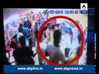 CCTV captures SP MLA's son beating security guard for performing his duty diligently