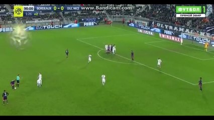 Mario Balotelli Kick and Gets RED CARD - Bordeaux vs Nice - 21.12.2016