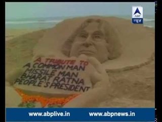 Dr Kalam: People try to show their love towards Missile Man by making sand art