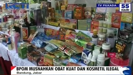 BPOM Musnahkan Obat Kuat Ilegal