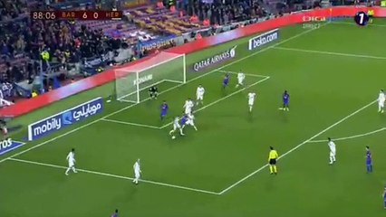 Arda Turan Hattrick Goal HD - Barcelona 7-0 Hercules CF 21.12.2016
