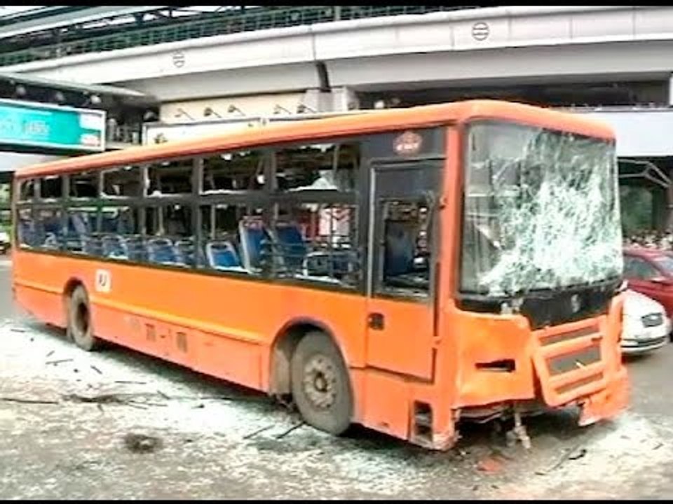 Horrifying accident: Child dies as bus hits scooty in Inder Puri, Delhi