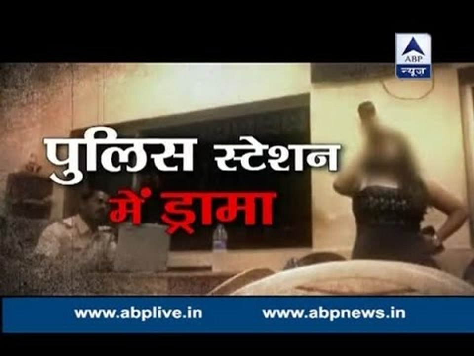 Video going viral: Girl drinks beer in police station, abuses and and threatens officers