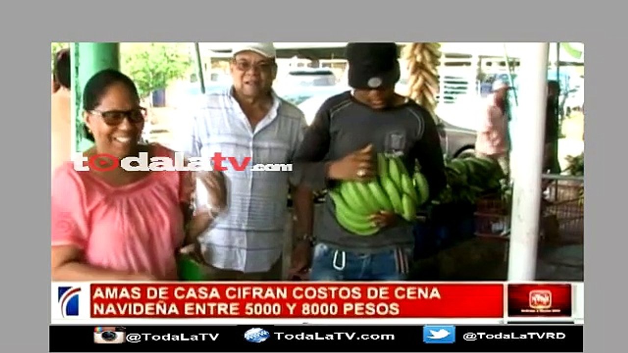 Cena navideña cada vez mas alta según dominicanos - Noticias SIN - Video