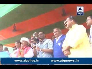 Actor Ajay Devgan campaigns for BJP in Bihar