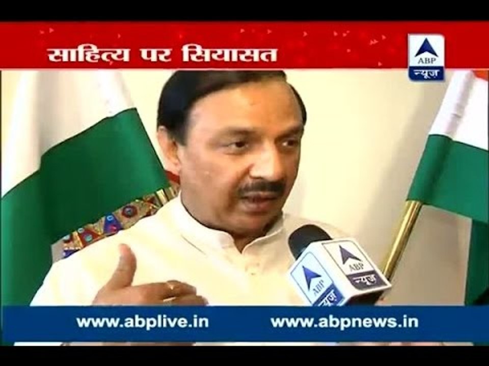 Culture Minister Mahesh Sharma's U-Turn, denies saying " let (writers) stop writing, then