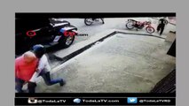 Agresivo atraco en San Cristóbal - Video
