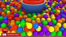 LEARN 3D COLORS Surprise Eggs 3D Giant Surprise Eggs Balls for Kids Toddlers Color Balls