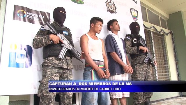 Detienen a sospechosos de matar a padre e hijo