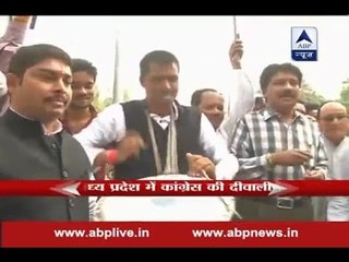 MP bypoll: Congress wins Ratlam-Jhabua LS seat, party workers celebrate