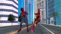 Finger Family Nursery Rhymes Spiderman Vs Ironman Fight And Hulk Vs Ironman Cartoons For Children
